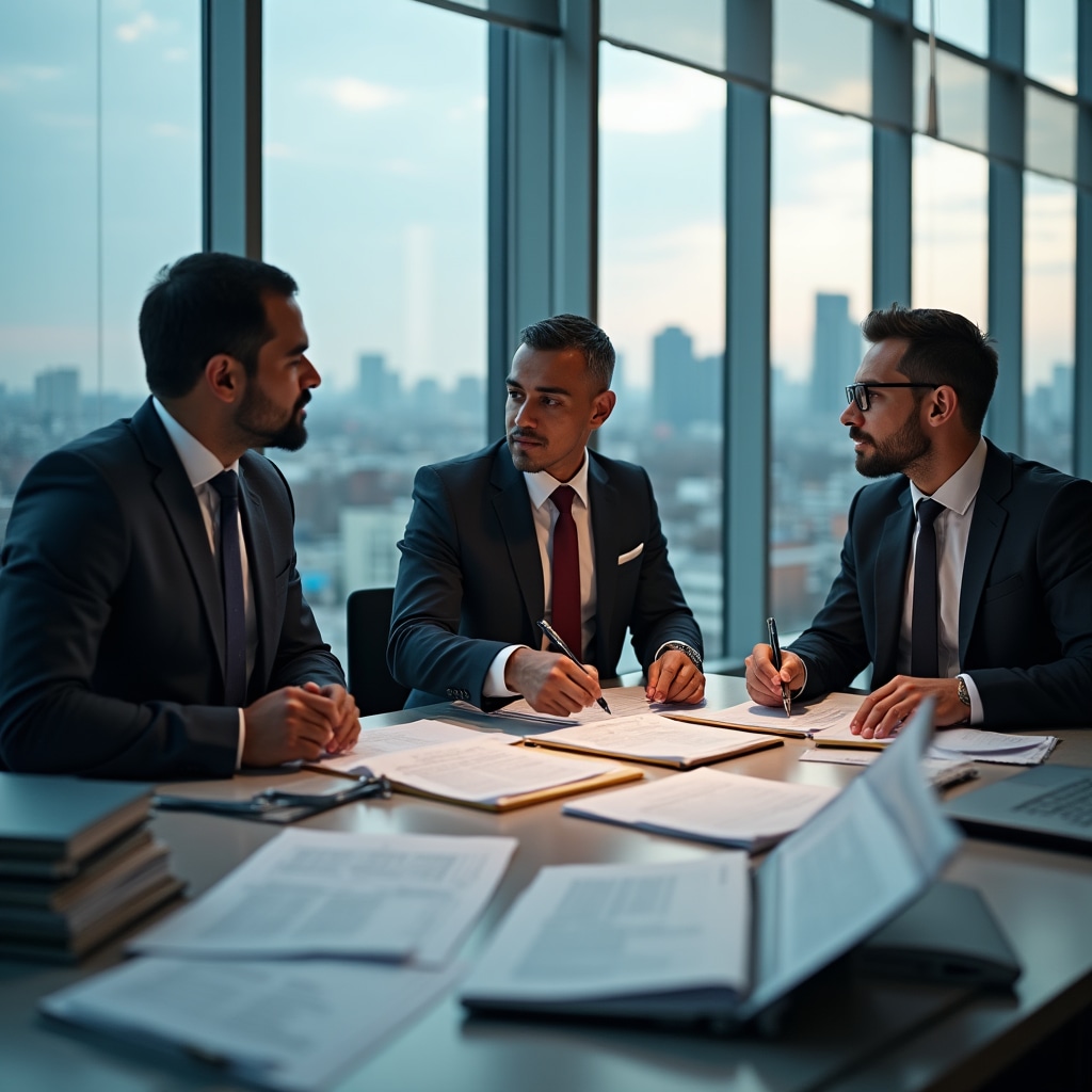 Echipa Fendoro pregătind documentație oficială